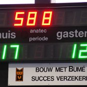 Eindstand. Nog één wedstrijd te gaan maar al kampioen!